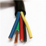 Flexible control cables of copper conductor with silicone rubber insulation and sheath
