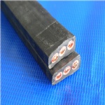 water resistant flat cable for pump systems