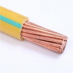 Insulated Type CU/PVC Yellow/Green 600V electrical wire cable