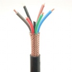 PVC Insulated and Sheath 2 core 0.75 1mm2 Copper Screen Electrical Control Cable
